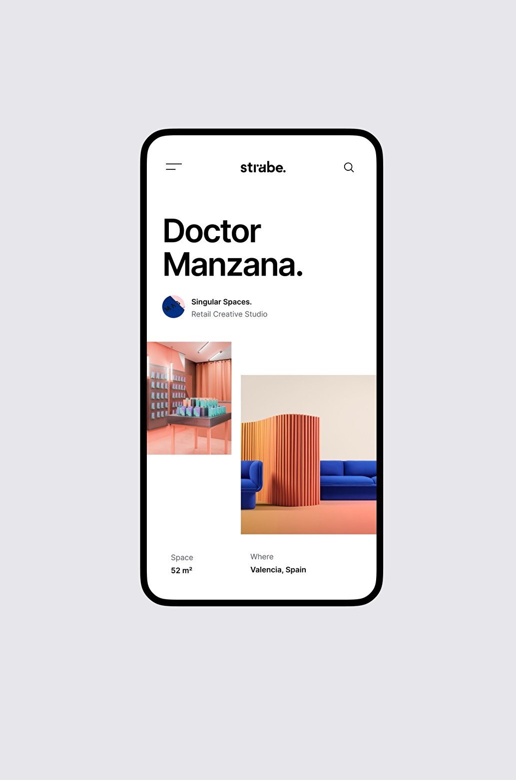 Screens of a profile user app design. 